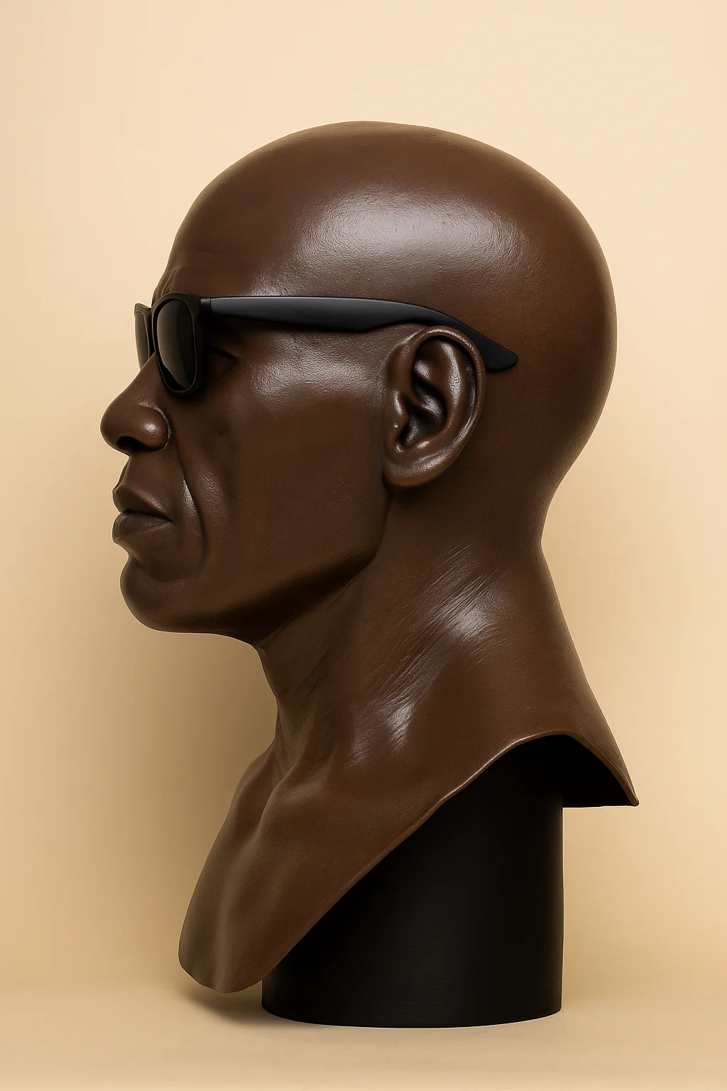 Dark Bald Head Mask